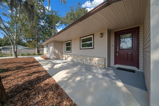 view of entrance to property