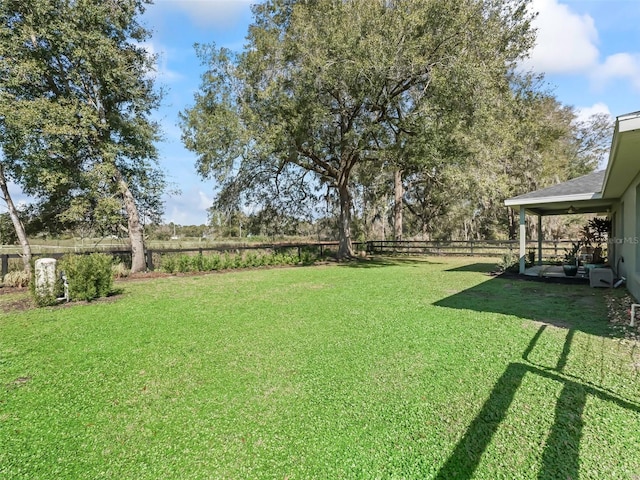 14605 SW 20th Pl, Ocala, FL 34481 - view of yard with a fenced backyard