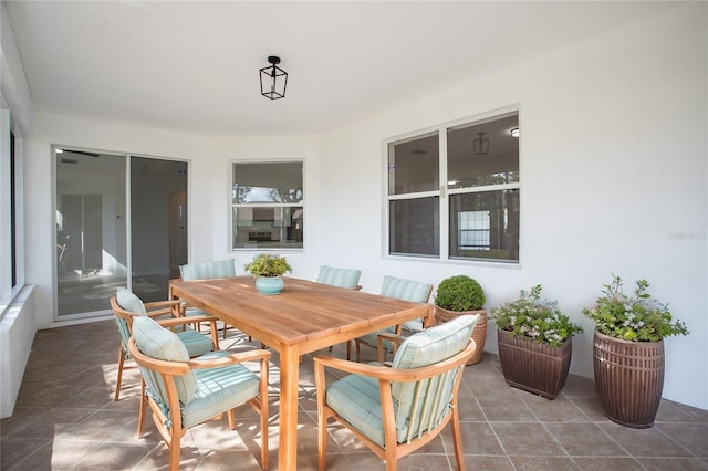 view of patio / terrace featuring outdoor dining space