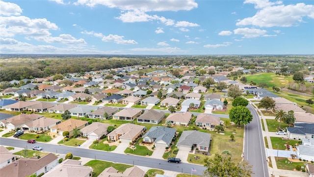 bird's eye view featuring a residential view