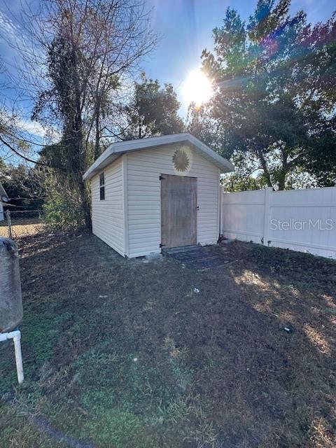 view of outbuilding