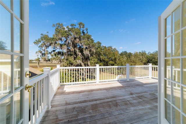 view of deck