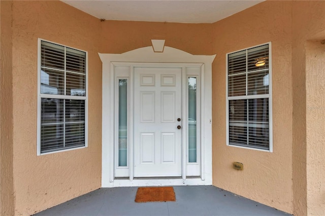 view of entrance to property