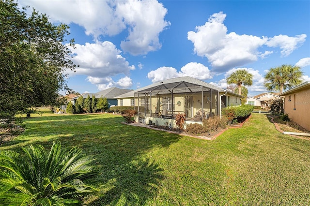 exterior space featuring a lanai