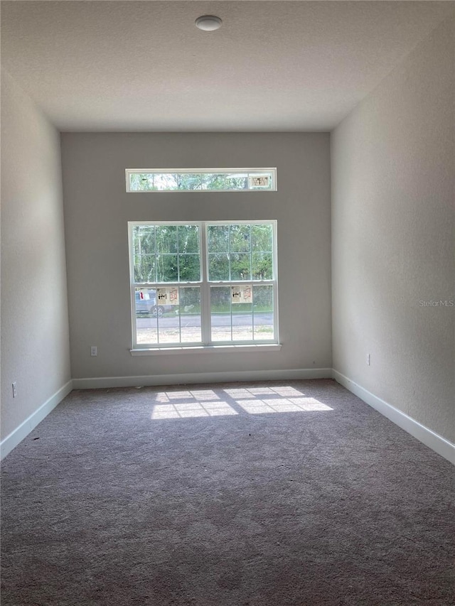 unfurnished room featuring carpet flooring