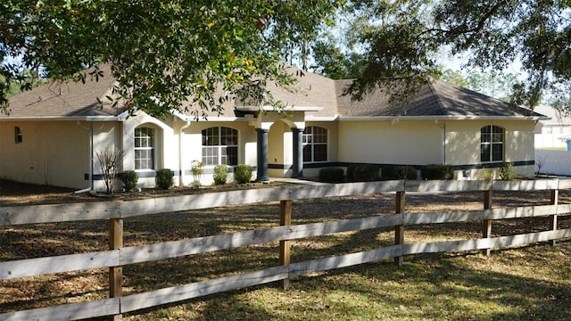 view of ranch-style house