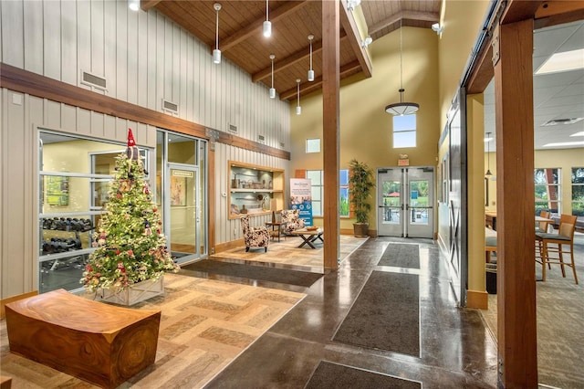 view of community lobby