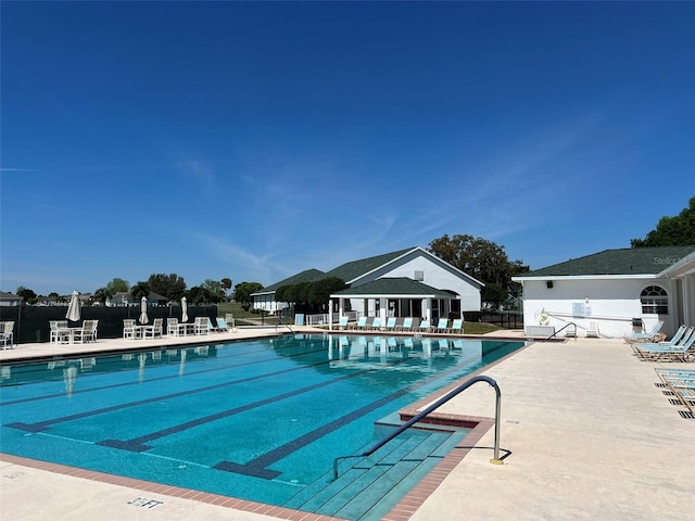 5500 NW 23rd Pl, Ocala, FL 34482 - pool featuring a patio and fence