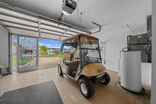 912 Chula Ct, Lady Lake, FL 32159 - garage featuring a garage door opener and water heater
