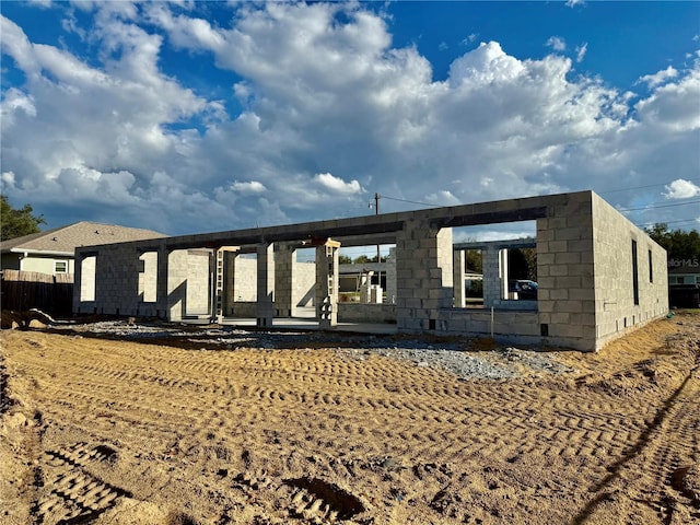 view of rear view of house