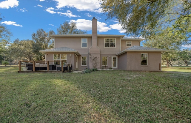4161 NE 185th Ave, Williston, FL 32696 - back of house featuring a yard
