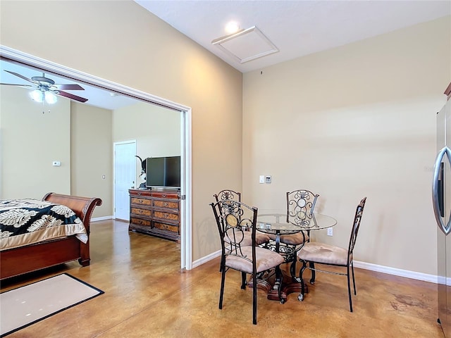 7688 SE 135th St, Summerfield, FL 34491 - dining space featuring ceiling fan