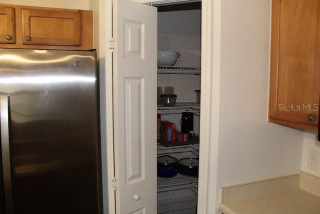 view of pantry