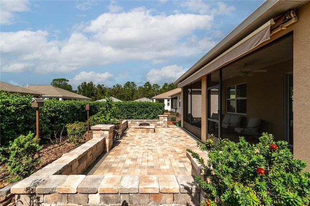 view of patio