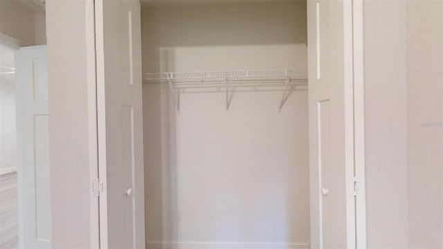 view of closet