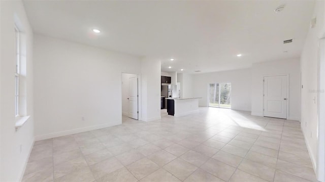 view of unfurnished living room