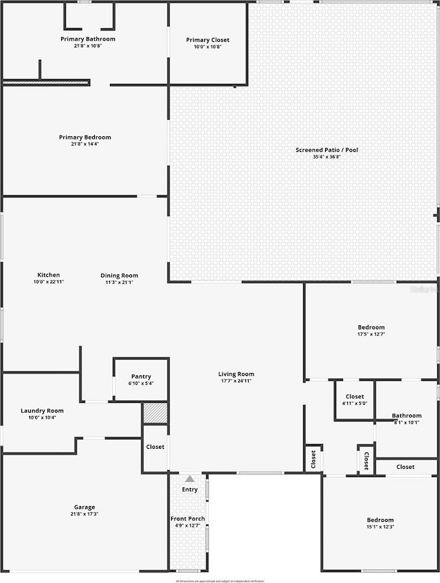 2457 Tamworth Ter, Punta Gorda, FL 33983 - home floor plan