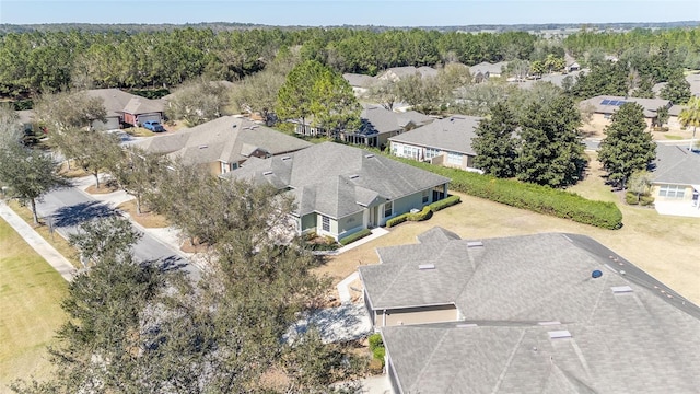 drone / aerial view featuring a residential view