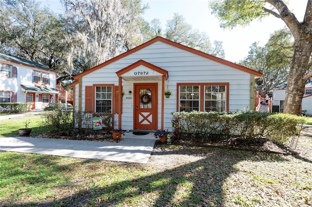 view of bungalow-style house