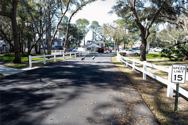 view of road