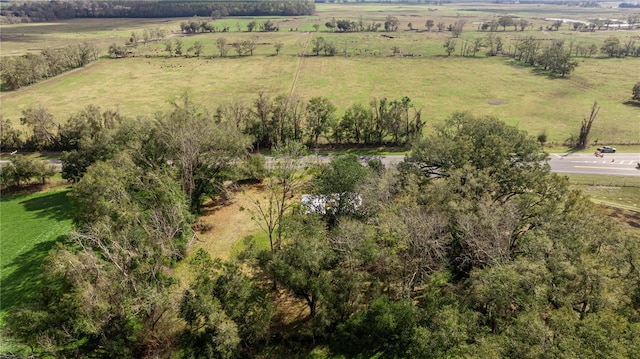 drone / aerial view featuring a rural view