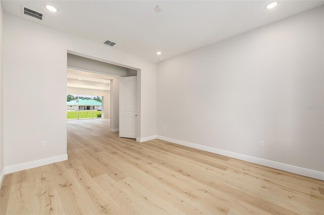 1929 NW 85th Loop, Ocala, FL 34475 - empty room with light wood-style floors and recessed lighting