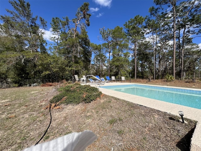 view of pool