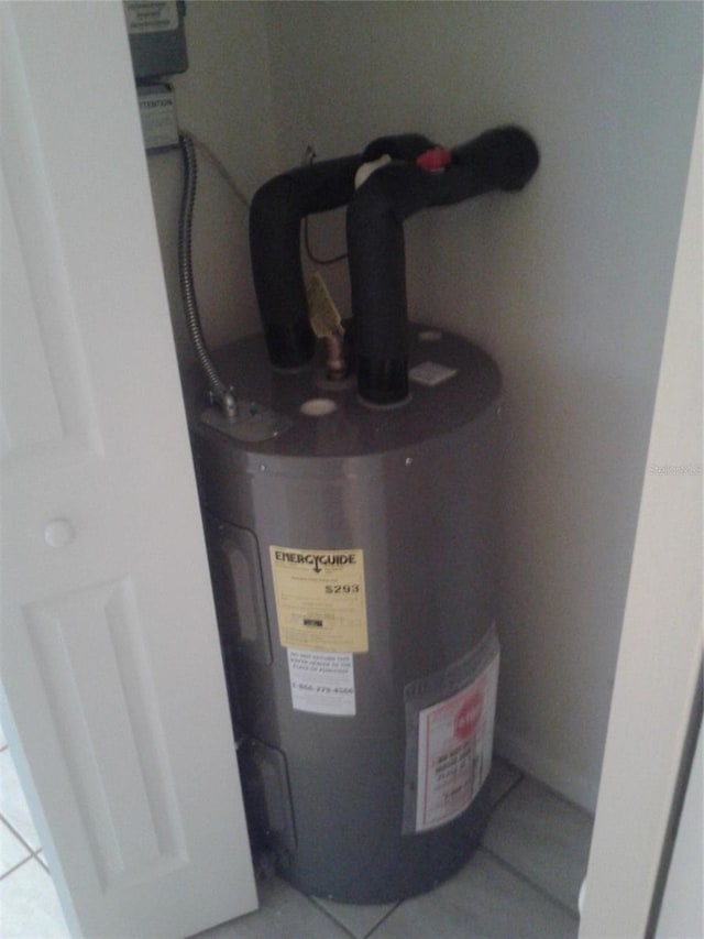 utilities featuring electric water heater