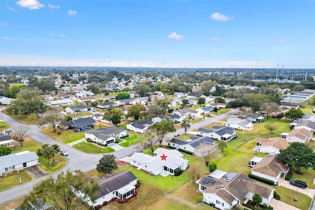 drone / aerial view featuring a residential view