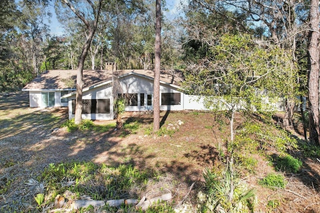 view of rear view of house