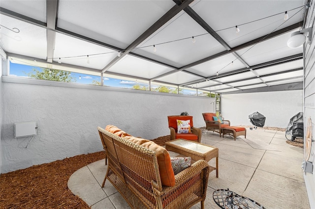 view of patio / terrace featuring outdoor lounge area