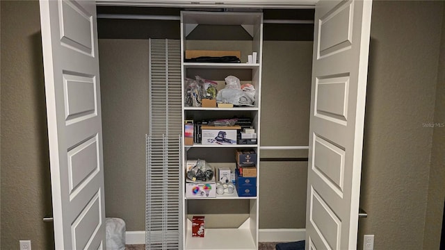 view of closet