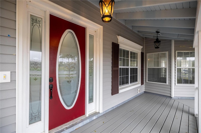 view of entrance to property