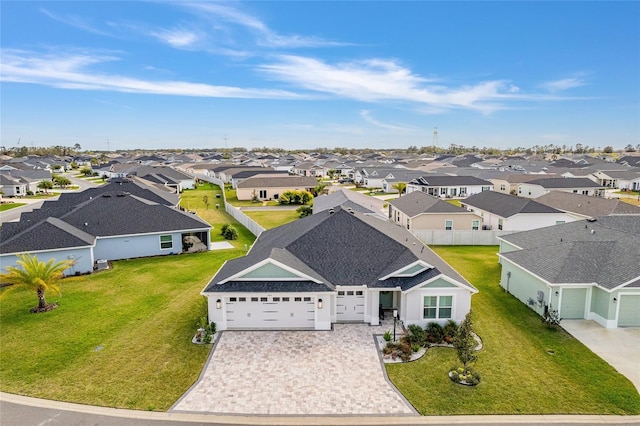 birds eye view of property featuring a residential view