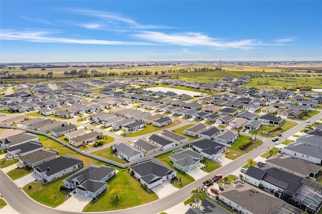 drone / aerial view featuring a residential view