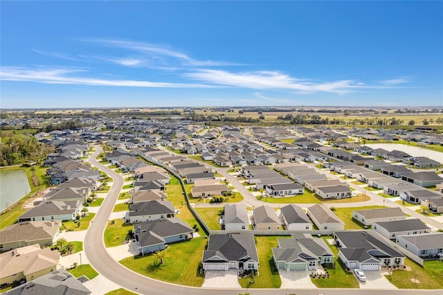 drone / aerial view featuring a residential view