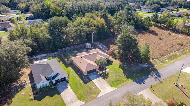 birds eye view of property featuring a residential view