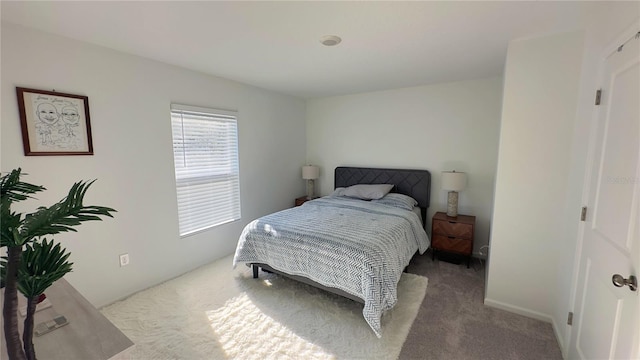 bedroom featuring carpet flooring