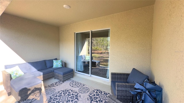 view of patio / terrace featuring outdoor lounge area