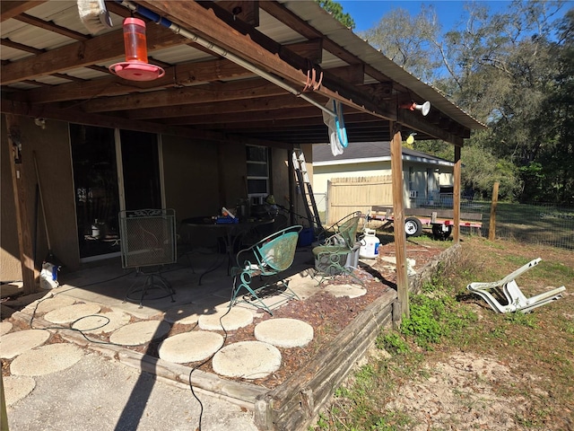 view of patio