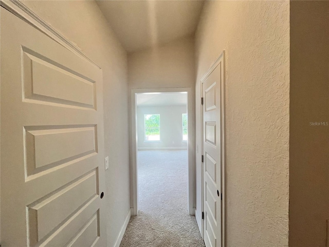 4381 SW 90th Pl, Ocala, FL 34476 - corridor featuring carpet floors and a textured wall