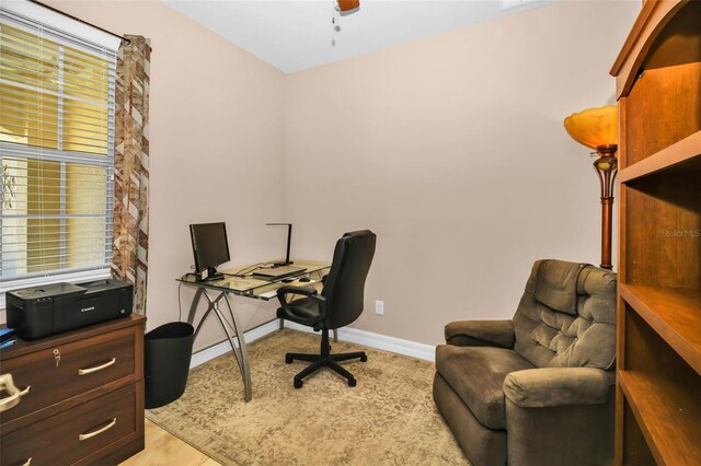 7234 SW 91st Ct, Ocala, FL 34481 - office area with baseboards