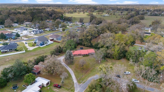 bird's eye view featuring a residential view