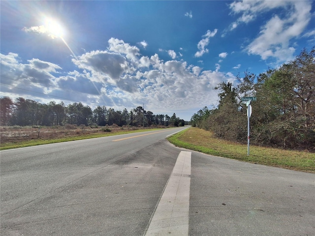 view of road