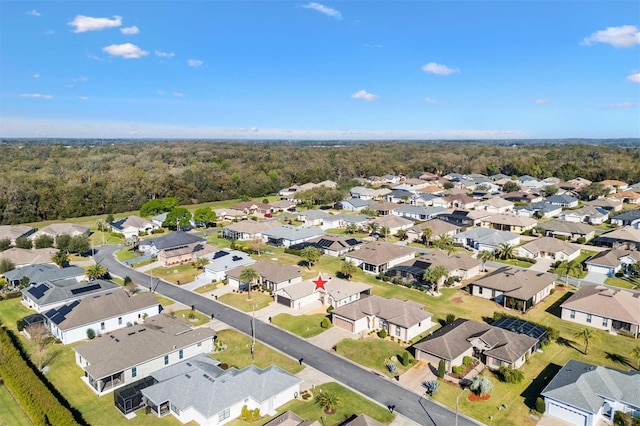 birds eye view of property featuring a residential view