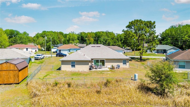 drone / aerial view featuring a residential view