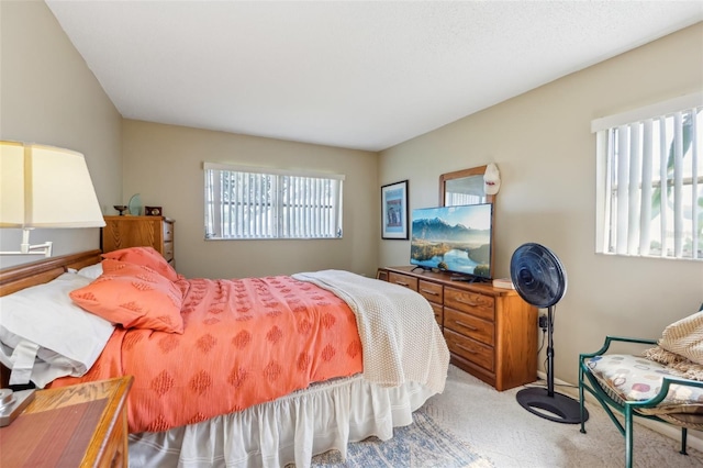 bedroom featuring carpet flooring