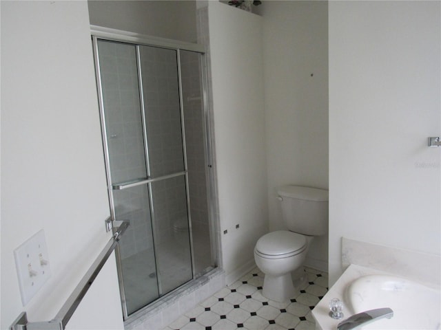 2459 NW 55th Avenue Rd, Ocala, FL 34482 - full bath with a stall shower and toilet