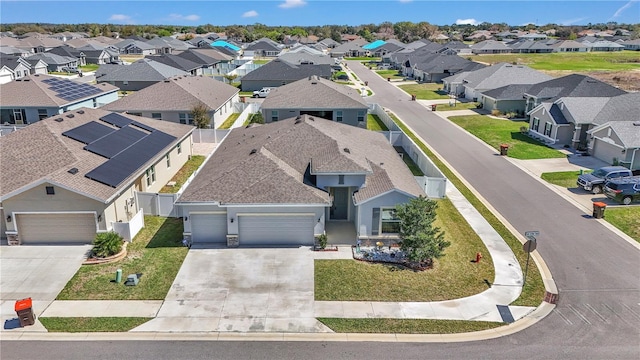 birds eye view of property featuring a residential view