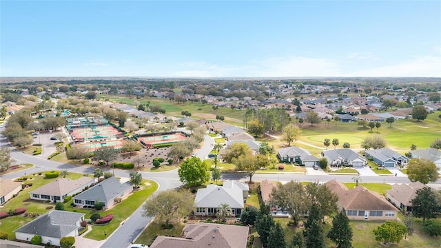 bird's eye view featuring a residential view